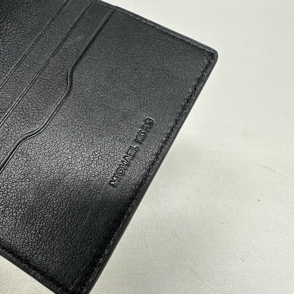 Michael Kors Logo Leather Wallet, Men's Size OS - Olive Green/Multi - Picture 6 of 6